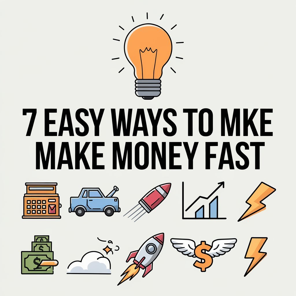 7 easy ways to make money fast