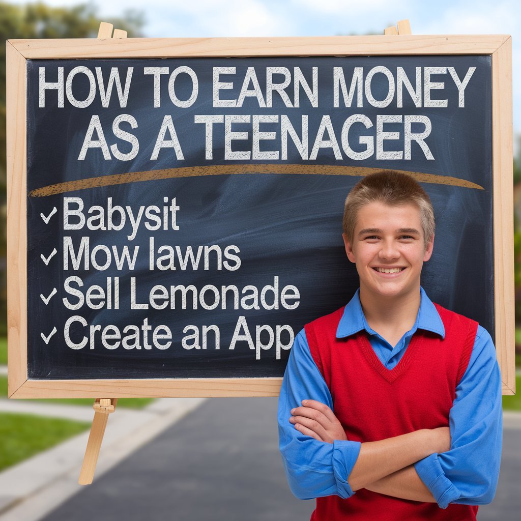 how to Earn money as a teenager